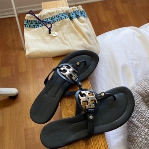 TORY BURCH METAL MILLER SOFT SANDAL